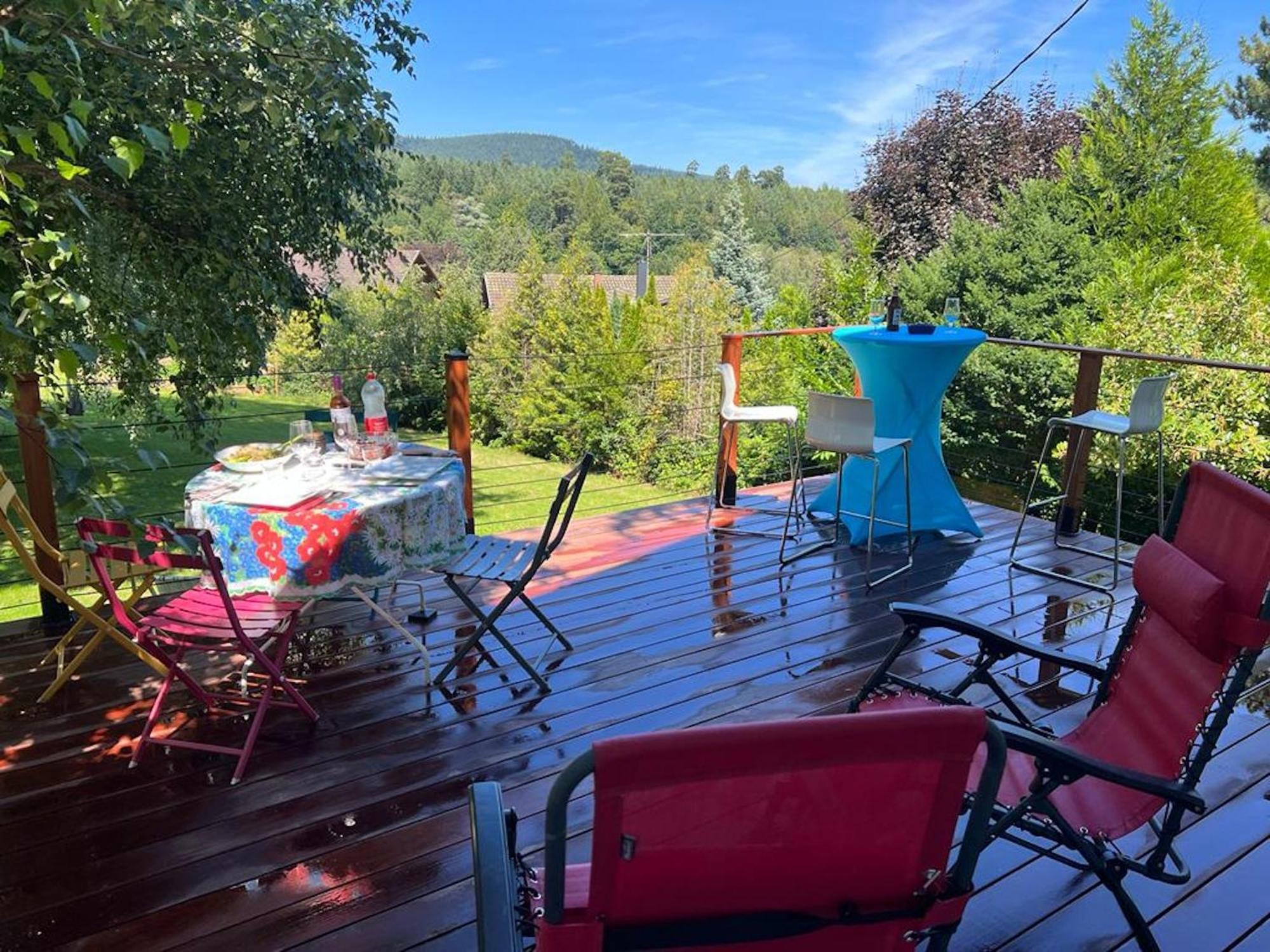 Chalet Spacieux A Wangenbourg-Engenthal Avec Vue Panoramique Kültér fotó